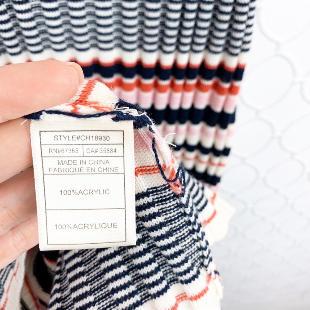 Cupcakes & Cashmere Walton Stripe Sweater Dress Medium - Picture 6 of 6